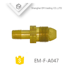 EM-F-A047 Macho Fio de cobre tubo de bronze conector de encaixe